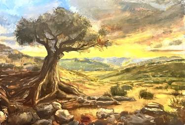 Original Impressionism Botanic Paintings by Anhelo Juan