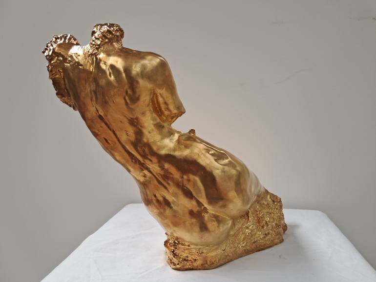 Original Figurative Nude Sculpture by Rhys Poulton