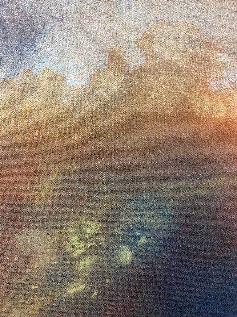 Original Abstract Landscape Painting by Krist Sergeeva