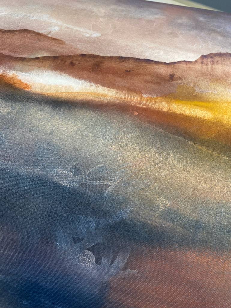 Original Abstract Landscape Painting by Krist Sergeeva