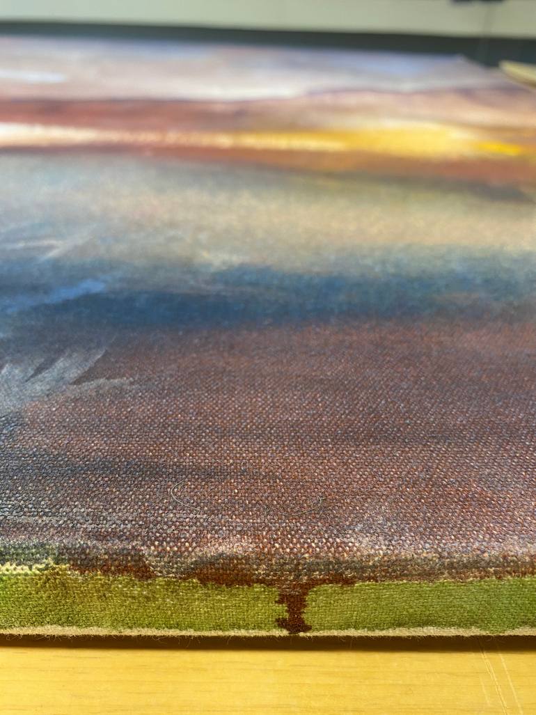 Original Abstract Landscape Painting by Krist Sergeeva