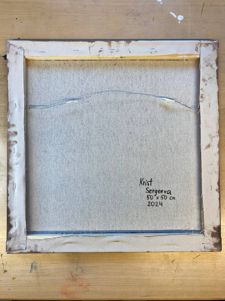 Original Abstract Landscape Painting by Krist Sergeeva