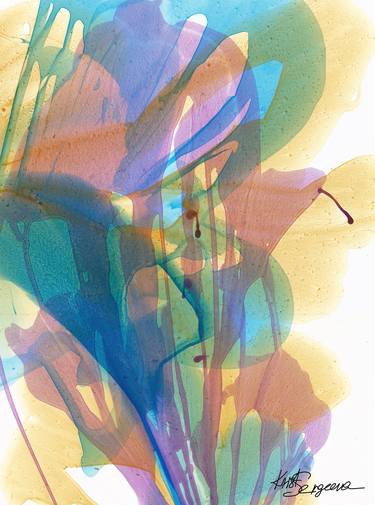 Original Abstract Expressionism Abstract Paintings by Krist Sergeeva