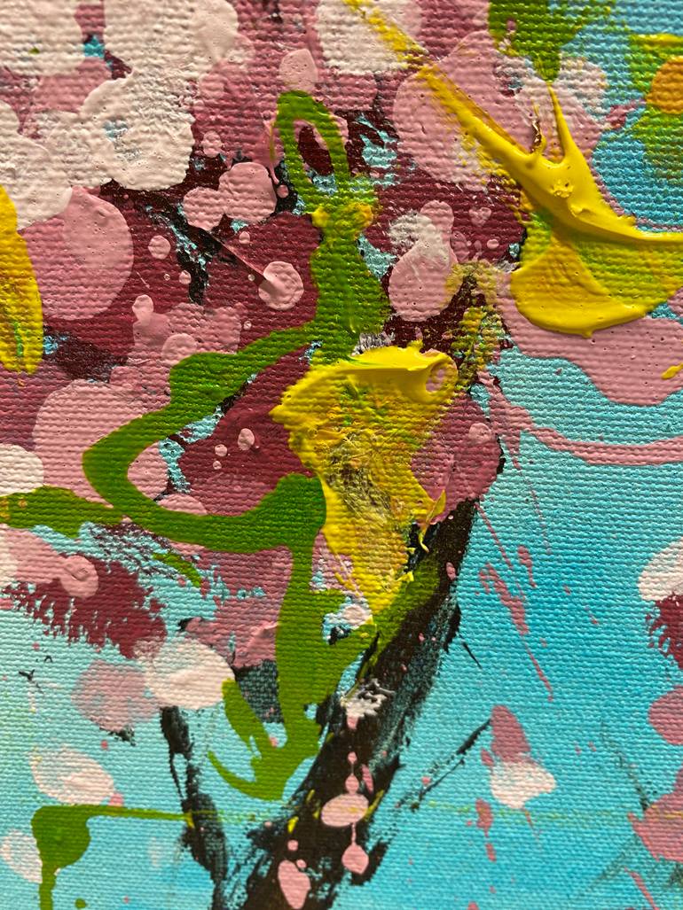 Original Abstract Expressionism Abstract Painting by Krist Sergeeva