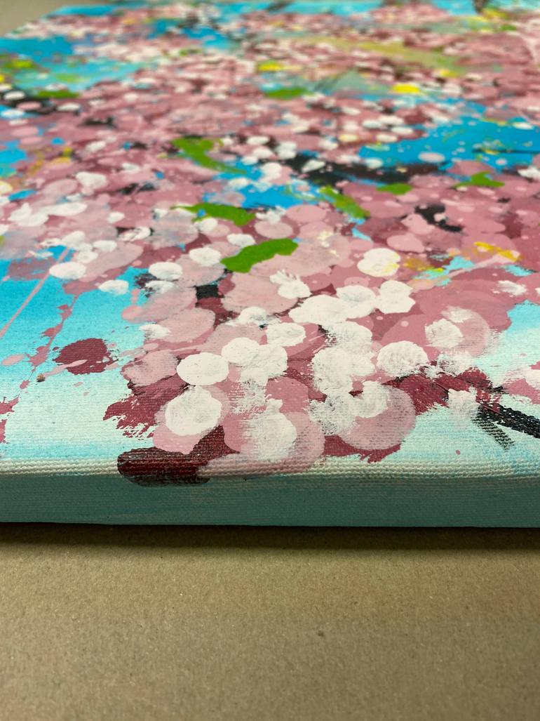 Original Abstract Expressionism Abstract Painting by Krist Sergeeva