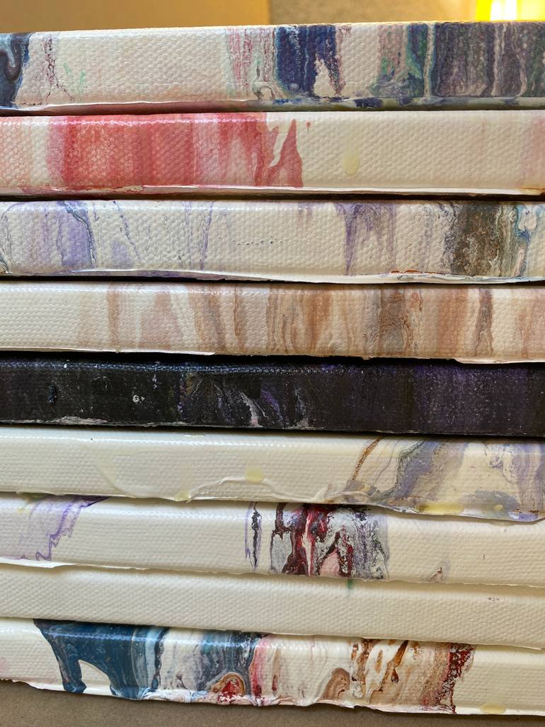 Original Abstract Expressionism Abstract Painting by Krist Sergeeva