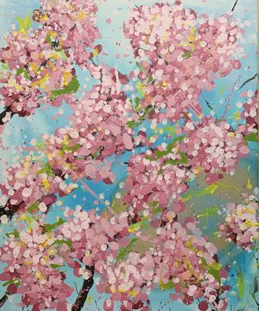 Original Abstract Expressionism Abstract Paintings by Krist Sergeeva