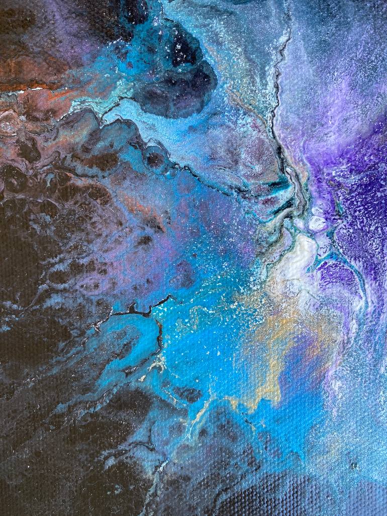 Original Abstract Expressionism Abstract Painting by Krist Sergeeva