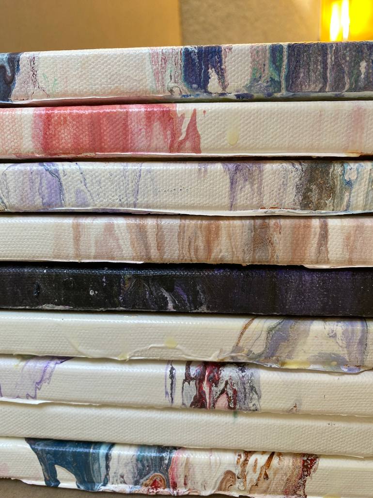 Original Abstract Expressionism Abstract Painting by Krist Sergeeva