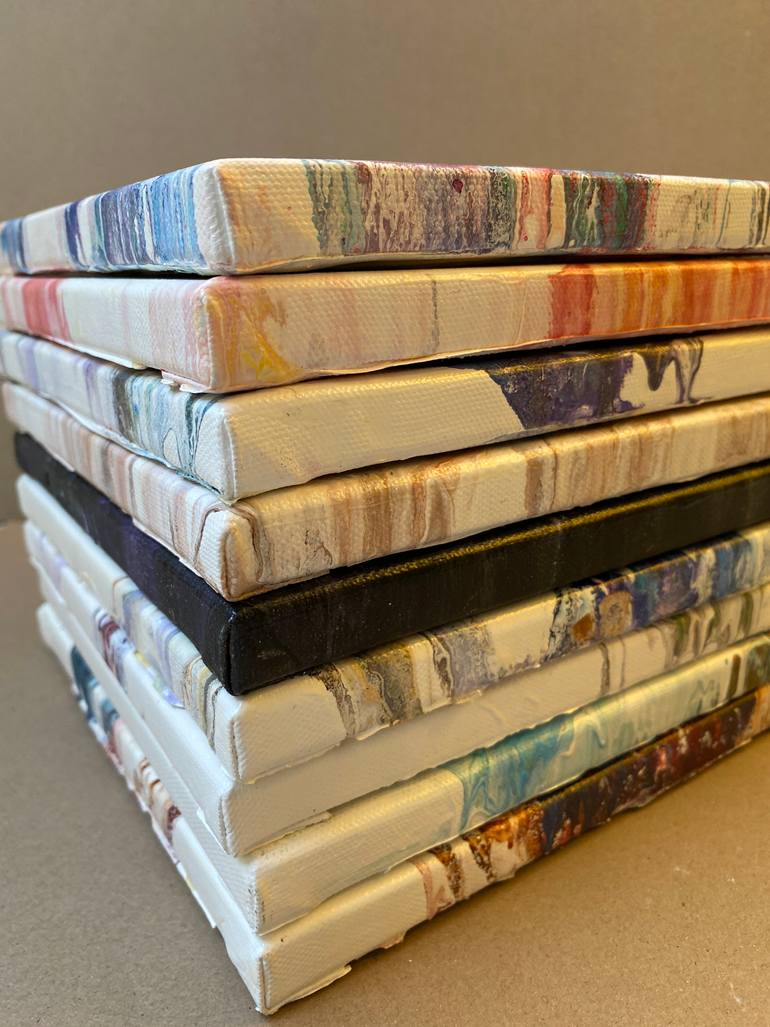 Original Abstract Expressionism Abstract Painting by Krist Sergeeva