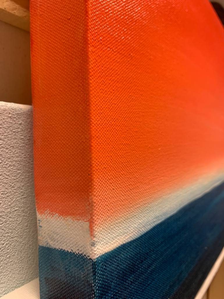 Original Abstract Seascape Painting by Krist Sergeeva
