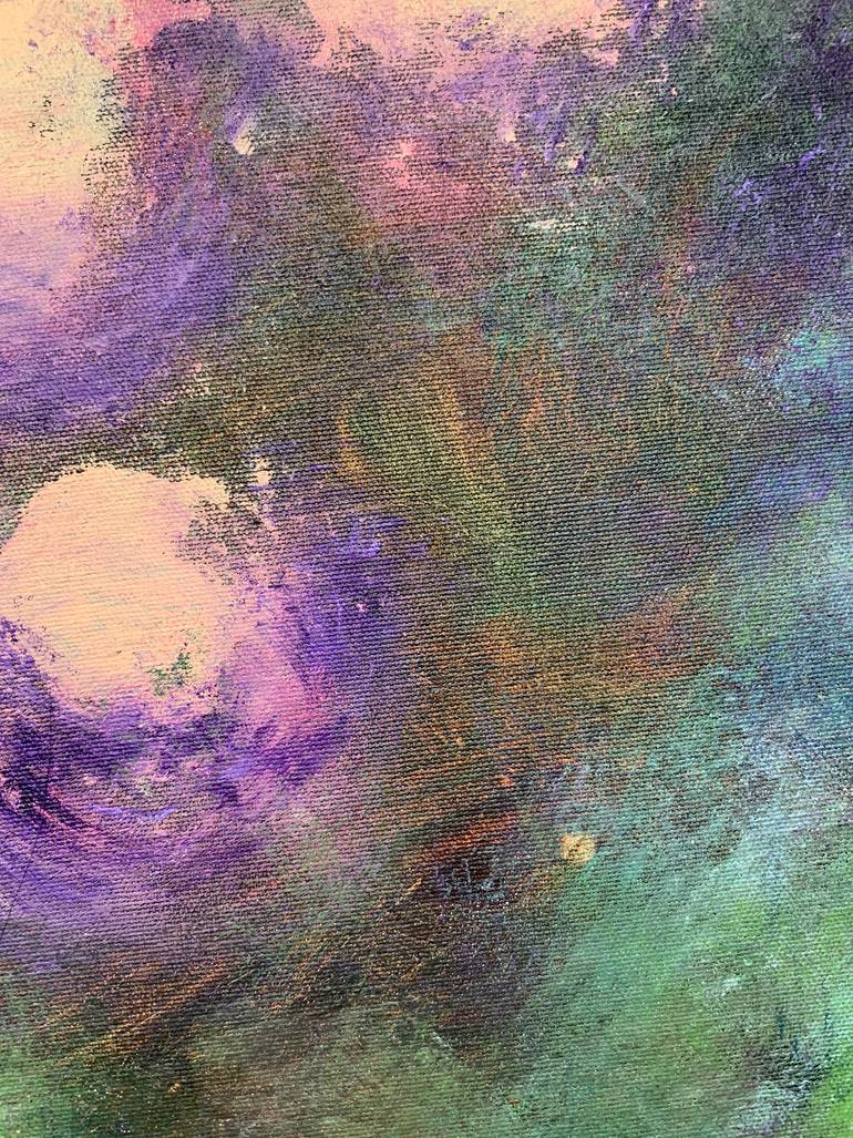 Original Abstract Floral Painting by Krist Sergeeva