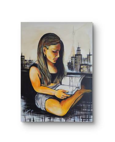 Original Figurative Women Painting by Vladimir Escribano Martinez