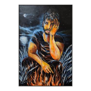 Original Figurative Men Painting by Vladimir Escribano Martinez