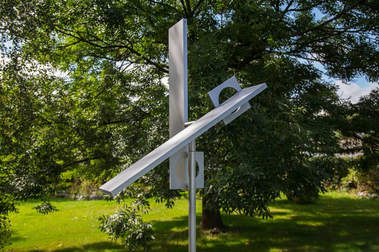 Original Abstract Outer Space Sculpture by Michael Hischer