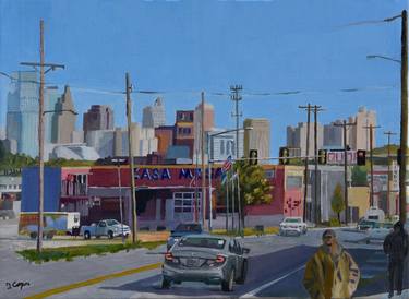 Original Architecture Paintings by David Cooper