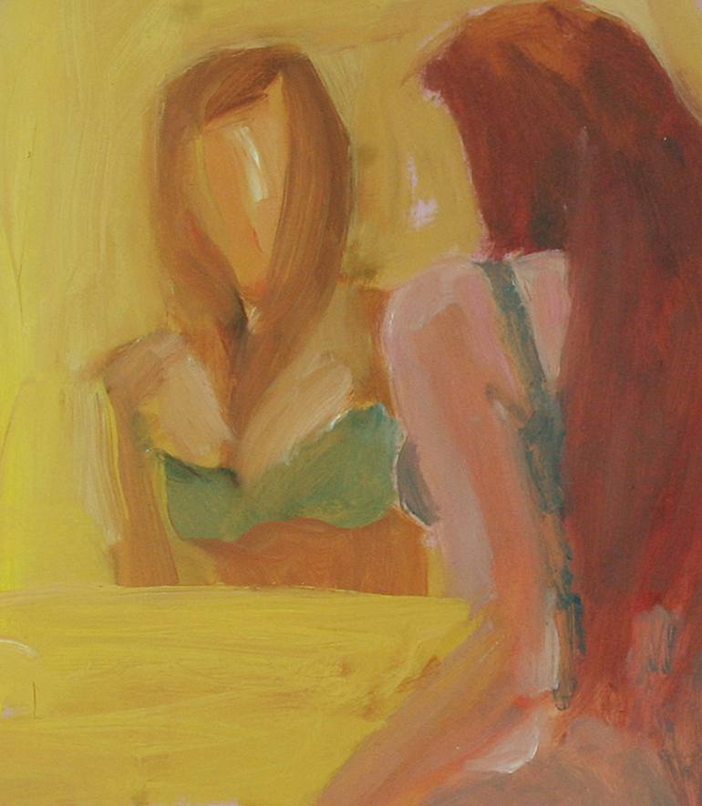 Original Expressionism Erotic Painting by David Cooper