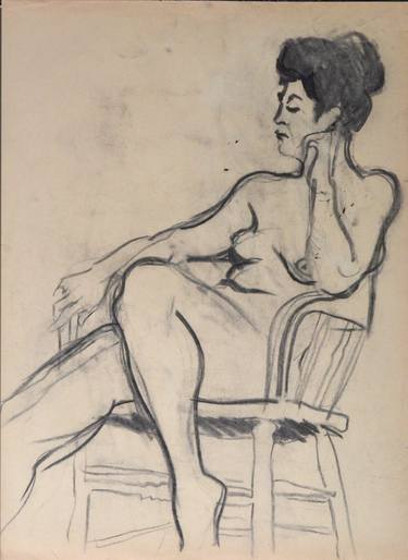 Original Figurative Nude Drawings by David Cooper