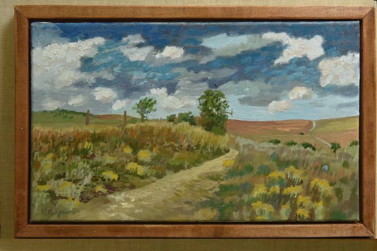 Original Expressionism Landscape Painting by David Cooper