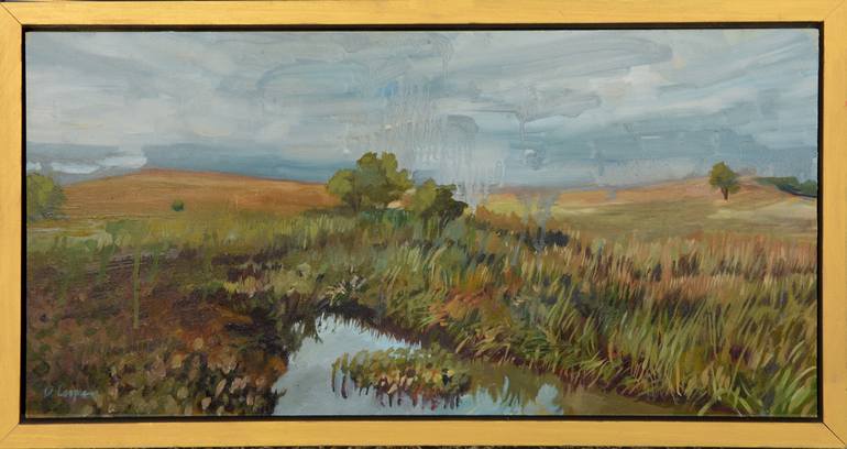 Original Expressionism Landscape Painting by David Cooper