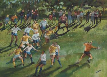 Print of Sports Paintings by David Cooper