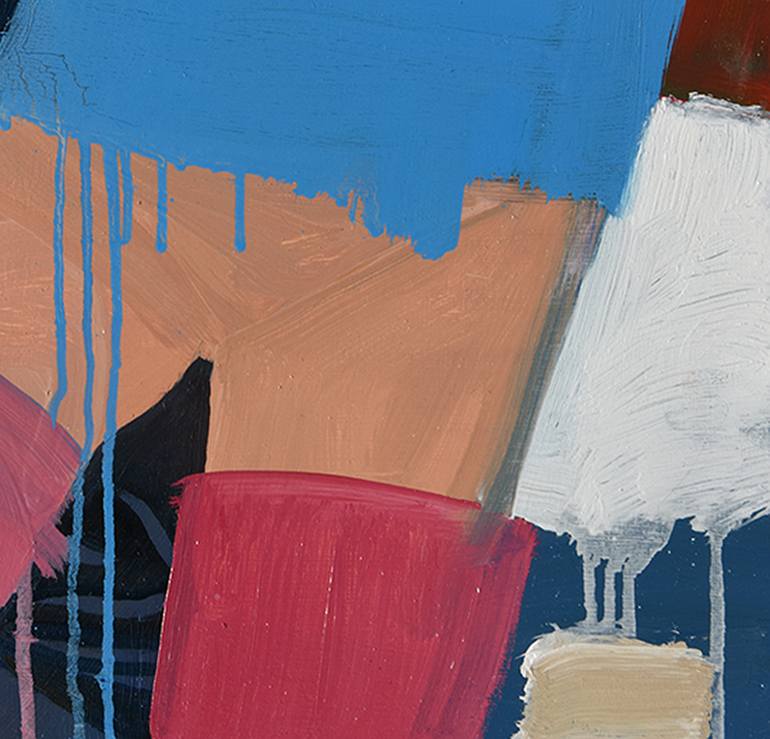 Original Abstract Expressionism Fashion Painting by David Cooper