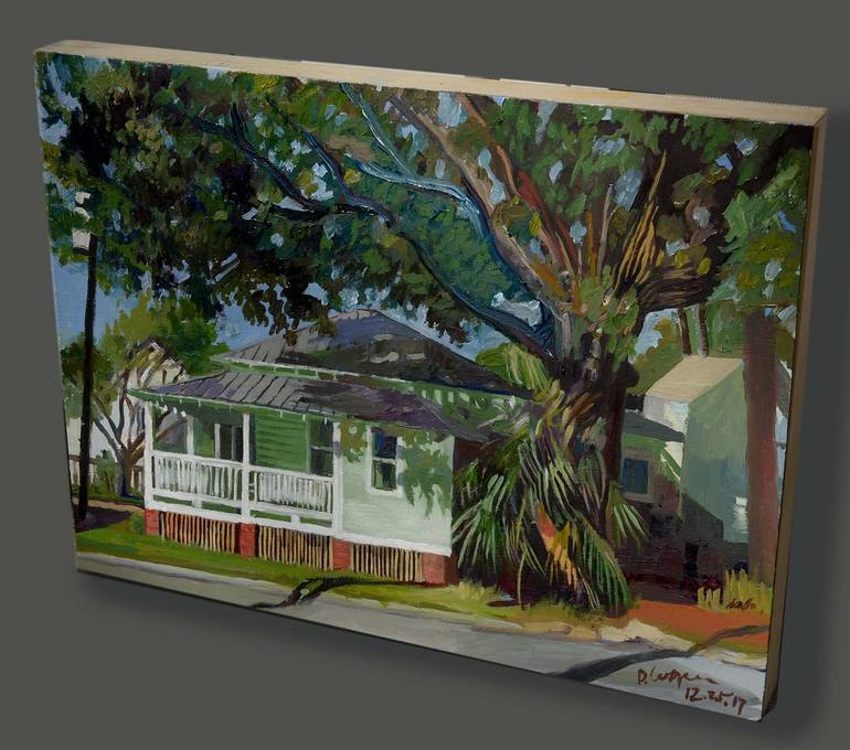 Original Impressionism Architecture Painting by David Cooper