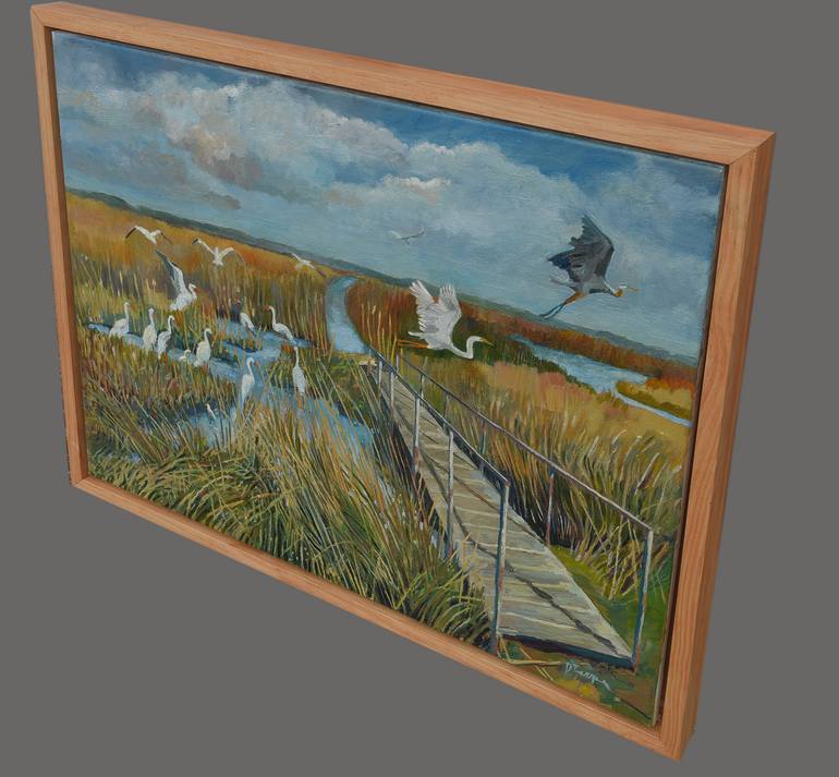 Original Impressionism Landscape Painting by David Cooper