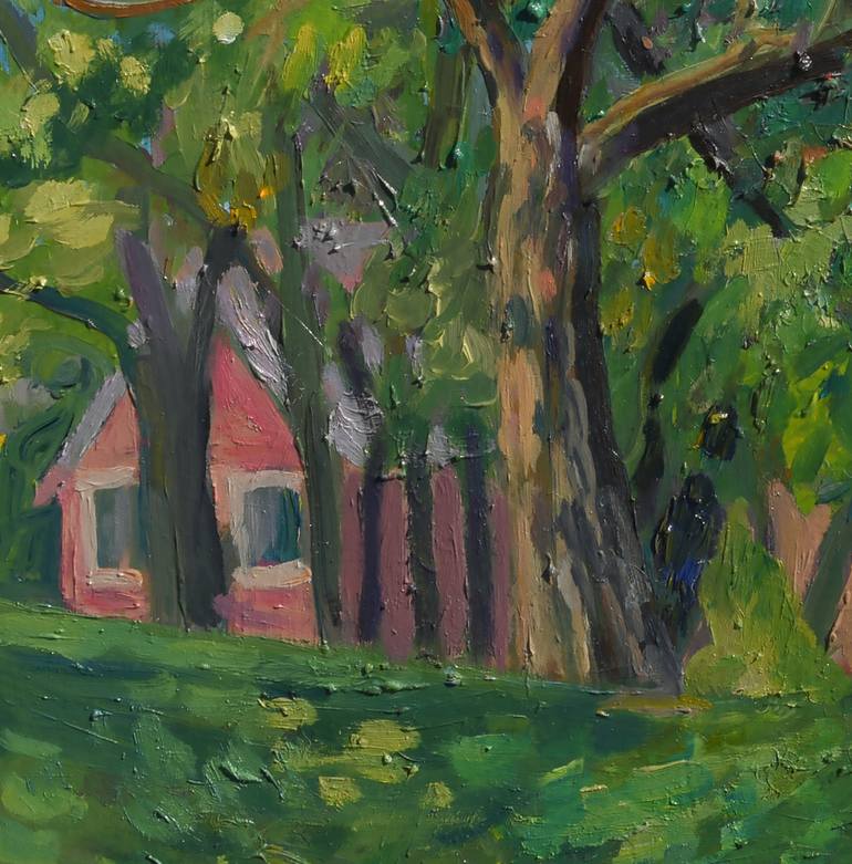 Original Impressionism Landscape Painting by David Cooper