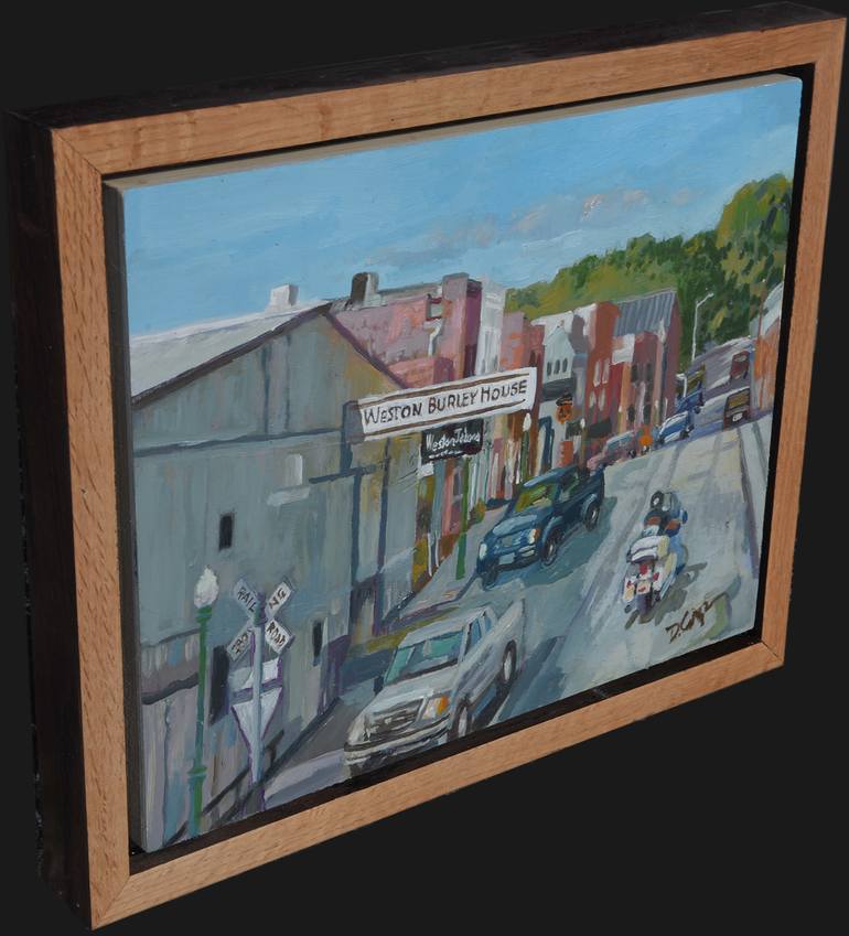 Weston Burley House Painting by David Cooper Saatchi Art