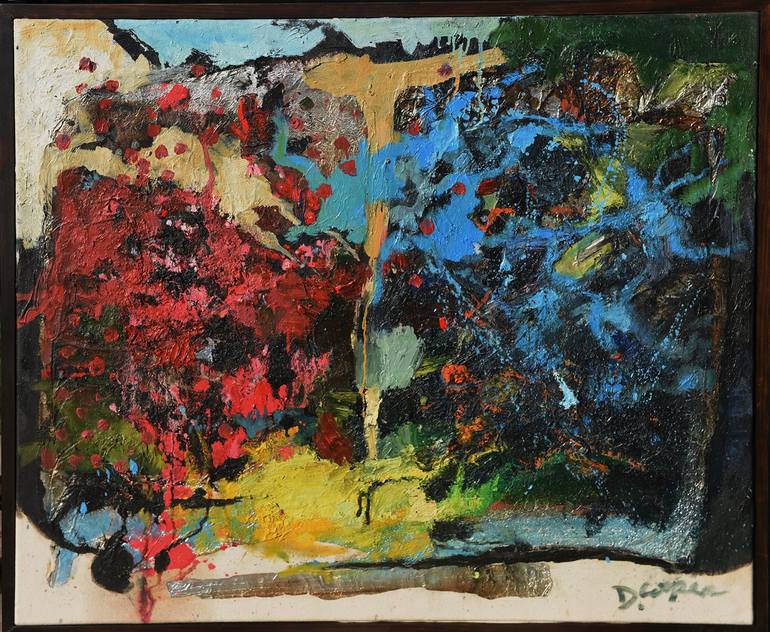 Original Abstract Expressionism Abstract Painting by David Cooper