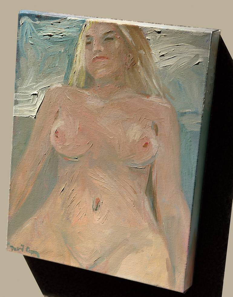Original Impressionism Nude Painting by David Cooper