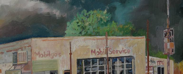 Original Impressionism Transportation Painting by David Cooper