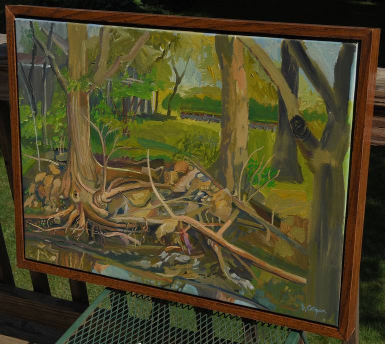 Original Impressionism Nature Painting by David Cooper