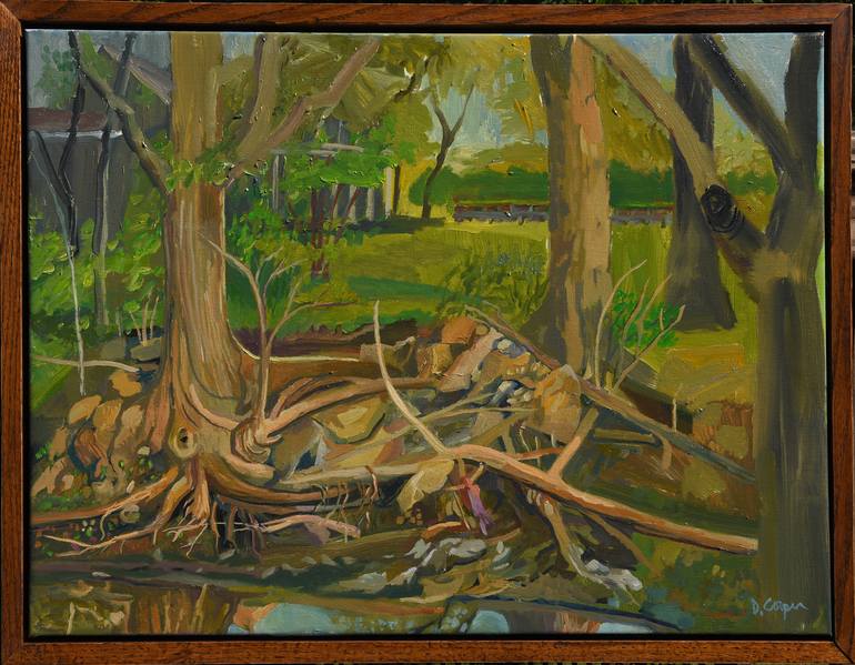 Original Impressionism Nature Painting by David Cooper