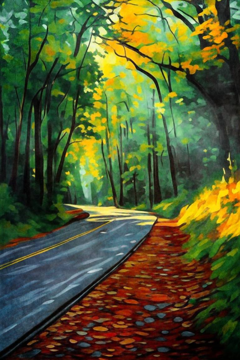 Original Digital Art Landscape Mixed Media by Phil Perkins