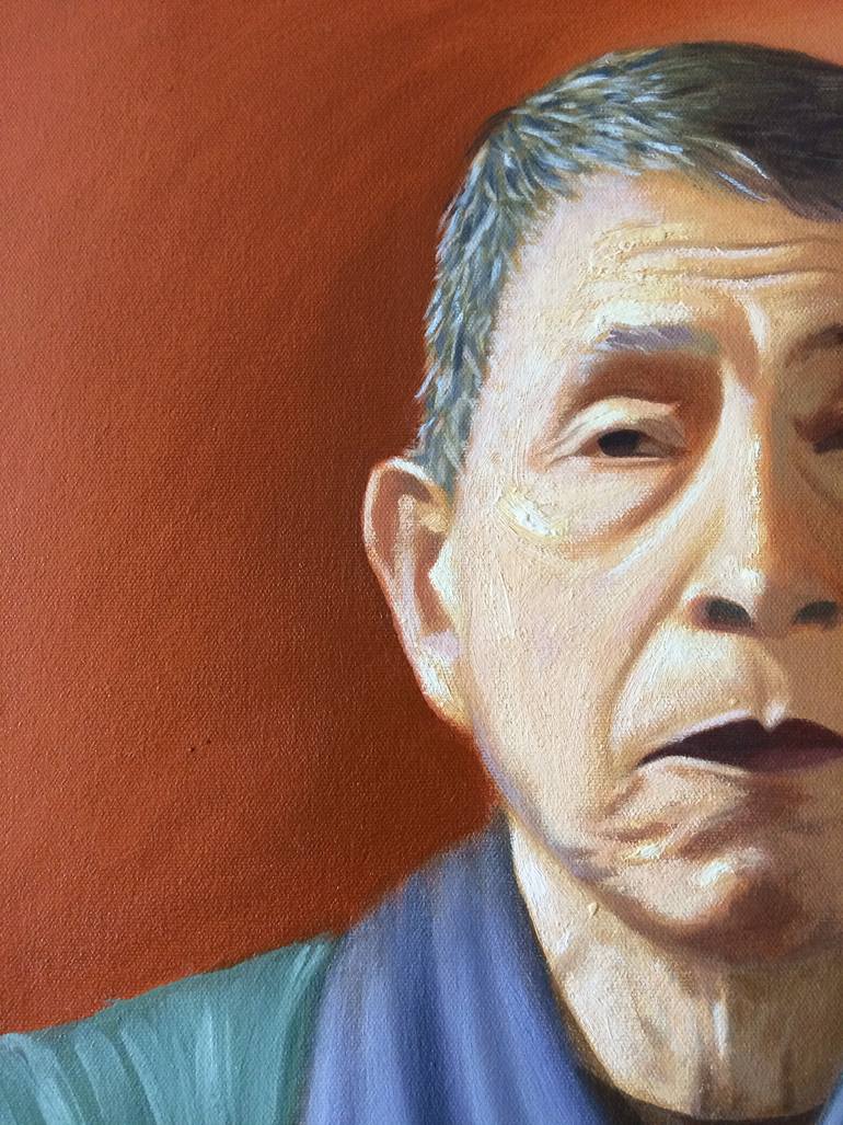 Original Impressionism Men Painting by Luis Paredes