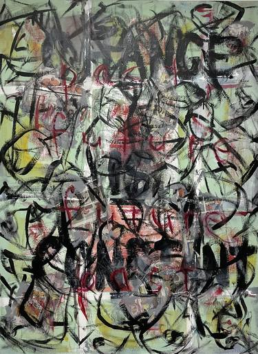 Original Conceptual Abstract Painting by Jim Lynn