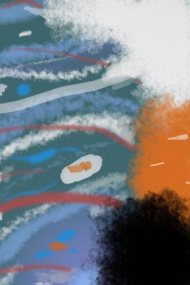 Original Abstract Expressionism Abstract Digital by Gene Norris