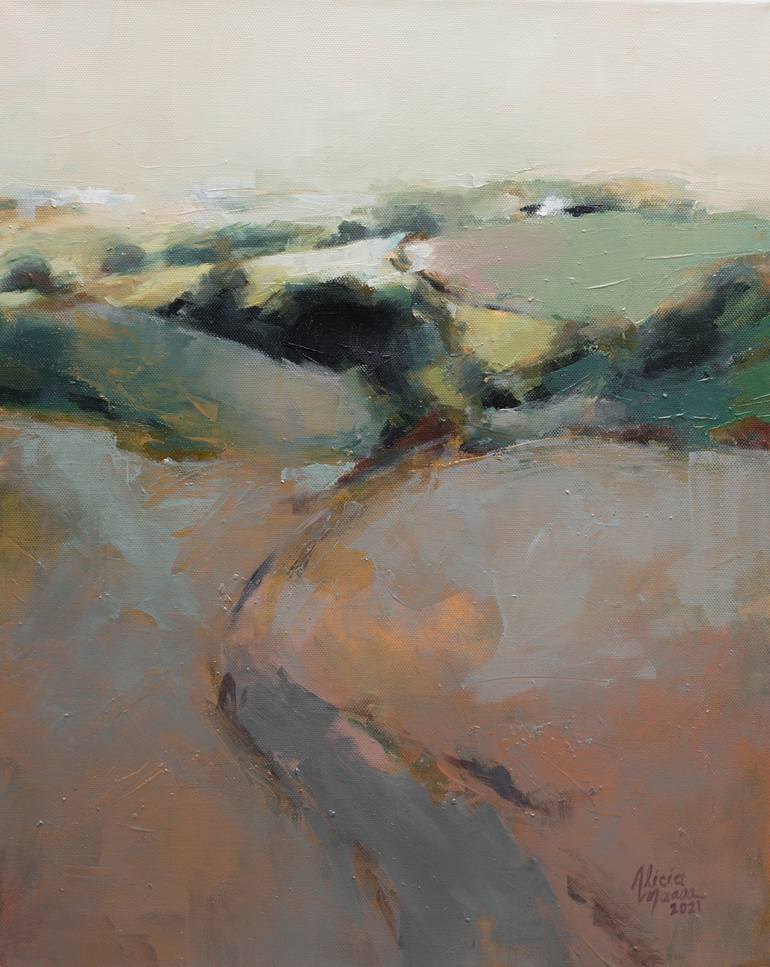 Original Abstract Landscape Paintings by Alicia Maass