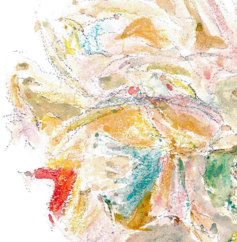 Original Contemporary Floral Painting by Rachele De Dominicis