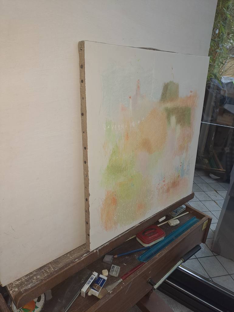 Original Conceptual Landscape Painting by Rachele De Dominicis