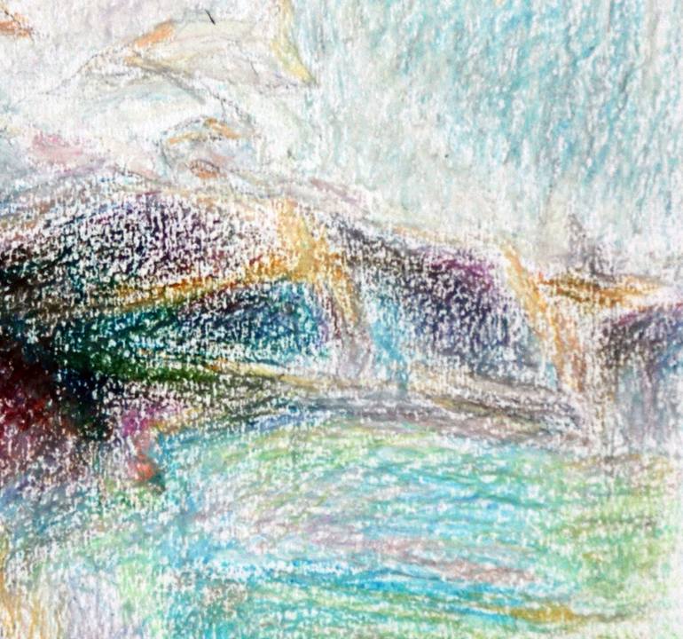 Original Conceptual Landscape Painting by Rachele De Dominicis
