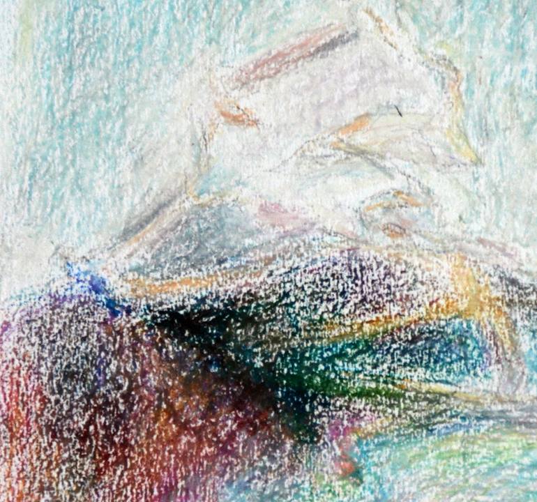 Original Conceptual Landscape Painting by Rachele De Dominicis