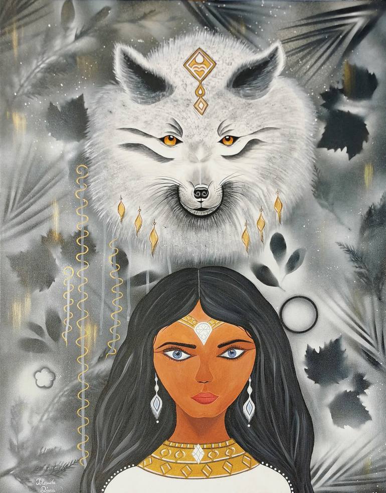 Print of Modernism Fantasy Paintings by Iolanda Dinu