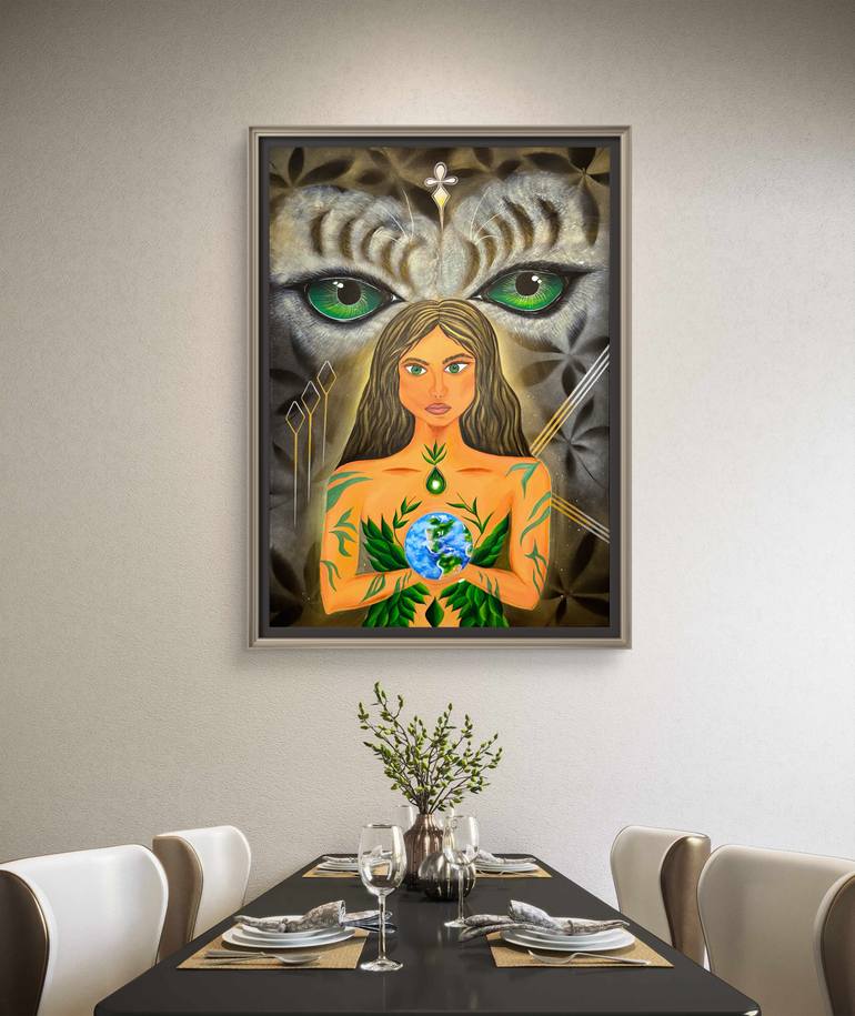 Original Contemporary Women Painting by Iolanda Dinu