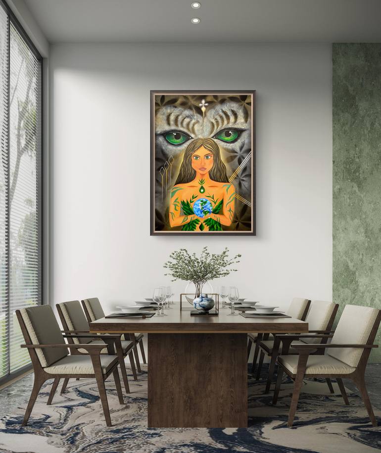 Original Contemporary Women Painting by Iolanda Dinu