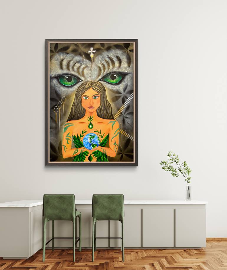 Original Contemporary Women Painting by Iolanda Dinu