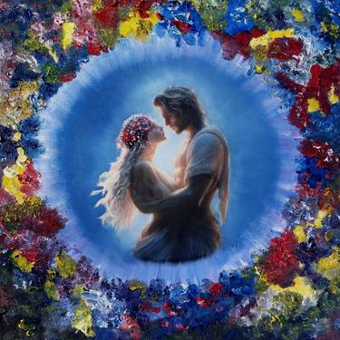 Original Conceptual Classical Mythology Paintings by Sam Monet