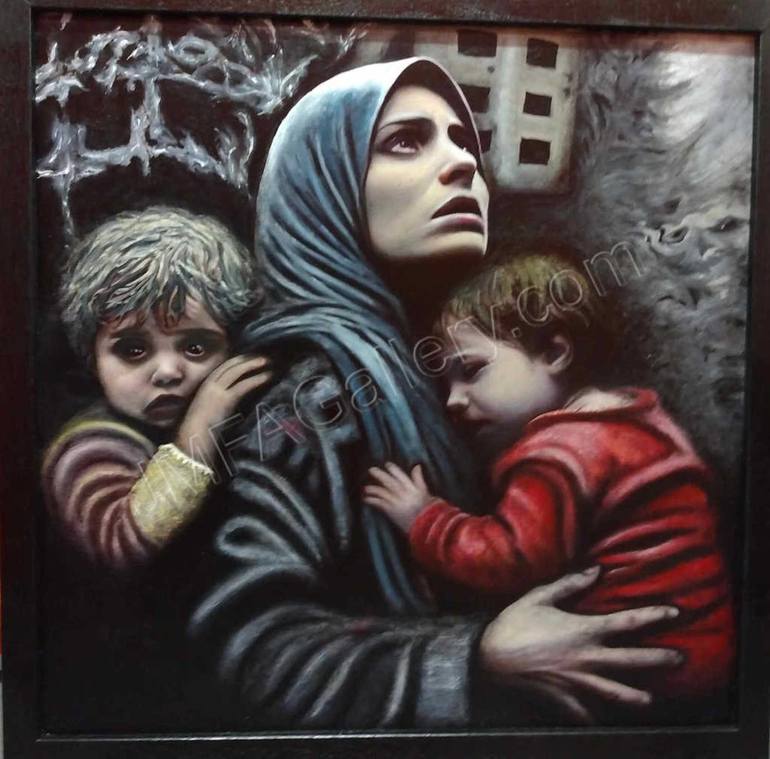 Original Conceptual Women Painting by Sam Monet